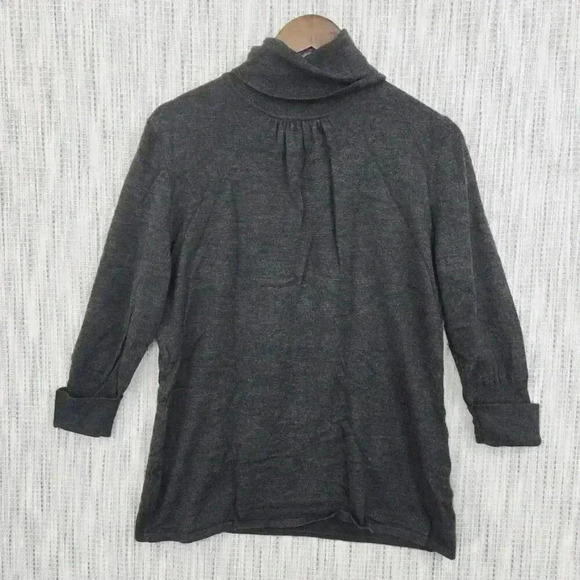 Classiques Entier Wool Silk Cashmere Blend Turtle neck Sweater Women's XL - Picture 1 of 8